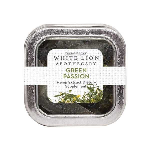 White Lion Green Passion Hemp Extract-infused Tea For Sale