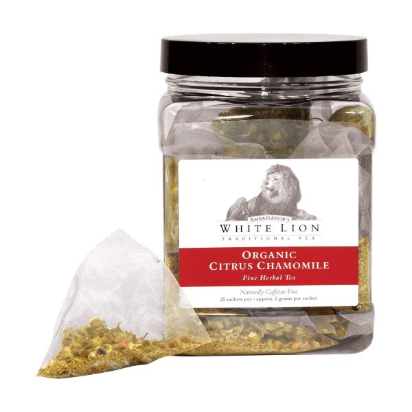 White Lion Organic Citrus Chamomile Tea Hot on Sale