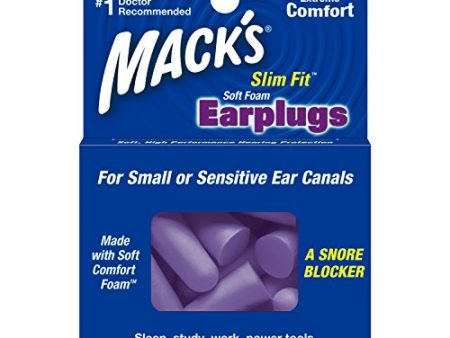 Macks Safe sound slim fit soft foam ear plugs - 5 pairs Online Hot Sale