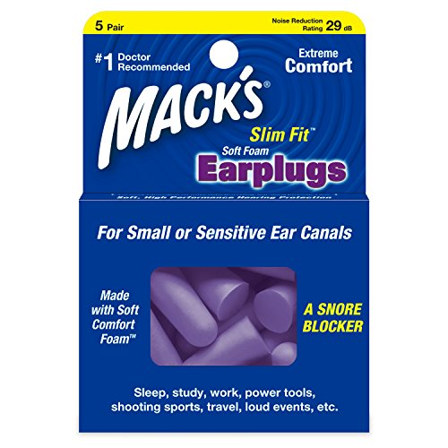 Macks Safe sound slim fit soft foam ear plugs - 5 pairs Online Hot Sale