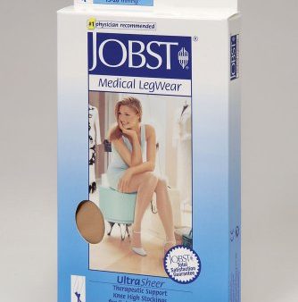 Jobst UltraSheer Pantyhose, 15-20 mm Hg Compression, Black Color - Large. Online Sale