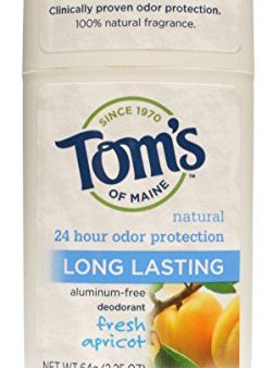 Tom s Of Maine Natural Long-Lasting Deodorant Stick Apricot - 2.25 oz Online