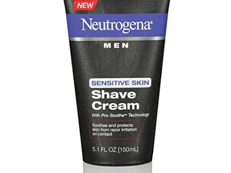 Neutrogena Men Sensitive Skin Shave Cream  - 5.1 OZ For Cheap