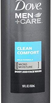 Dove men plus care body and face wash, clean comfort - 18 oz For Discount