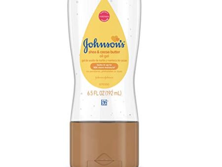 Johnsons baby oil gel with shea and cocoa butter - 6.5 oz Online