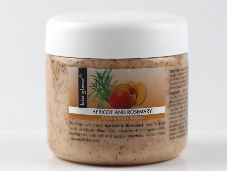 BIO GLOW APRICOT AND ROSEMARY FACE AND BODY SCRUB 300 ML Online