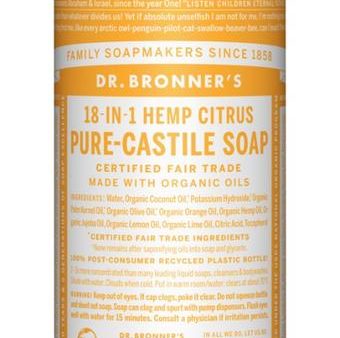 Dr. Bronner s All-One Pure-Castile Liquid Soap Citrus Supply