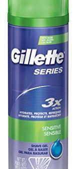 Gillette Series Shaving Gel with Soothing Aloe, Sensitive Skin - 7 OZ Hot on Sale