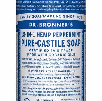 Dr. Bronner s All-One Pure-Castile Liquid Soap Peppermint Online