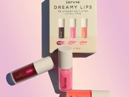 Karuna Dreamy Lips Rejuvenating Tinted Lip Oil Trio Discount