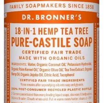 Dr. Bronner s All-One Pure-Castile Liquid Soap Tea Tree Sale