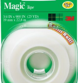 3M Scotch Magic Tape Refill, 250L, Size: 0.75 in. x 900 in - 12 Rolls Discount