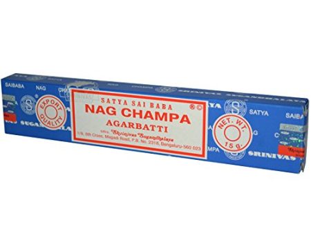 Satya Sai Baba Nag Champa Agarbatti Incense - 15 Grams For Discount