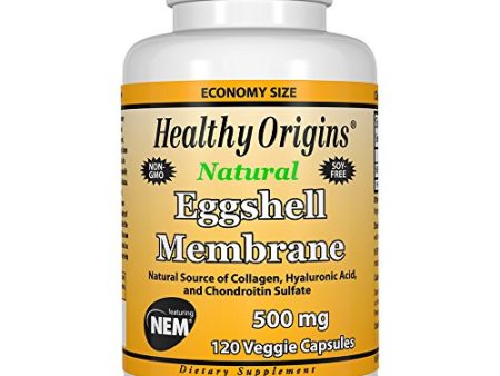 Healthy Origins - Natural Eggshell Membrane 500 mg. - 120 Vegetarian Capsules Online Hot Sale