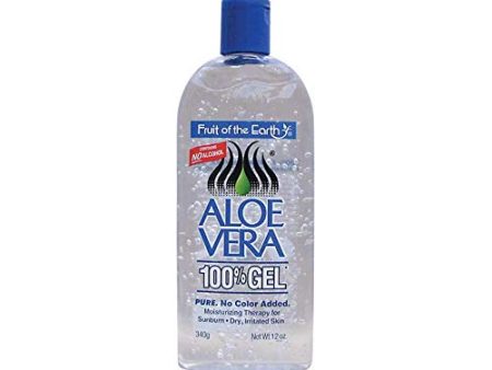 Fruit of the Earth 100 % Pure Aloe Vera Gel For Sunburn - 12 OZ Online Hot Sale