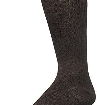 Jobst SupportWear Mens Dress Socks, 8-15 mm Hg Compression, Brown color, Size: Xtra Large - 1 Piece. on Sale