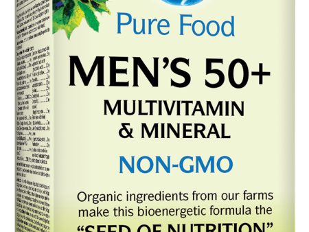 Natural Factors Whole Earth & Sea Men s 50+ Multivitamin & Mineral 60 Tablet For Cheap