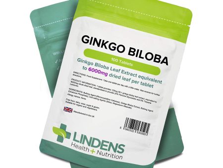 LINDENS - GINKGO BILOBA LEAF EXTRACT - 100 CAPSULES Online