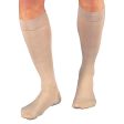 Jobst Medical Legwear Stockings Relief Compression Knee High 30-40 mm Hg Closed Toe Beige, Medium - 1 ea For Sale