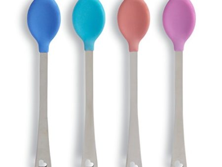 Munchkin Baby Healthflow White Hot Safety Spoons - 4   Pack. Fashion