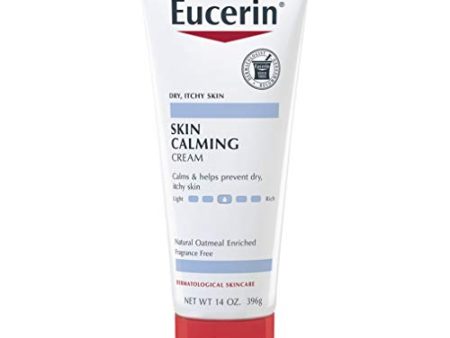 Eucerin Moisturizing Creme Daily, Skin Calming, Fragrance Free - 14 oz For Discount