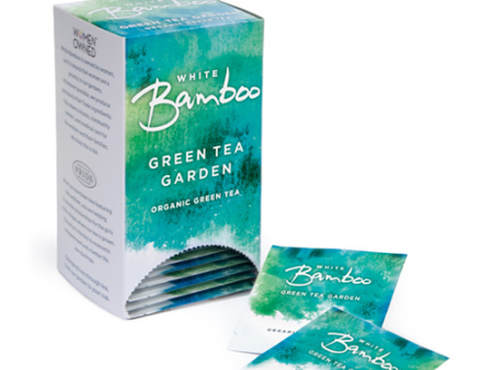 White Bamboo Tea Organic Green Tea Garden 25 Pc. on Sale