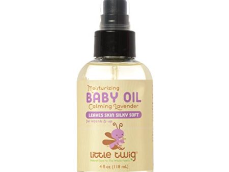 Little Twig - Baby Oil Organic Lavender, Lemon & Tea Tree - 4 oz. For Cheap