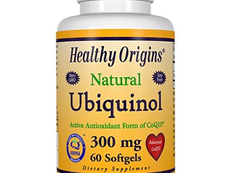 Healthy Origins - Ubiquinol Kaneka QH 300 mg. - 60 Softgels Fashion