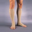 Jobst medical legwear stockings relief compression knee high 20-30 mm Hg, open toe beige, medium - 1 ea on Sale