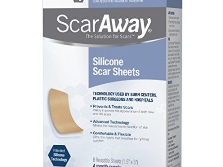 ScarAway Silicone Scar Sheets - 8 ea Online