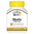 21st Century Biotin 5000 mcg High-Potency, Capsules - 110 ea Online Sale