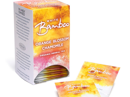 White Bamboo Tea Organic Orange Blossom Chamomile 25 Pc. Online