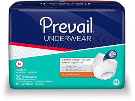 Prevail Extra Underwear, Small And Medium Fits 34 To 46 Inches - 20 ea, 4 Pack Online Hot Sale