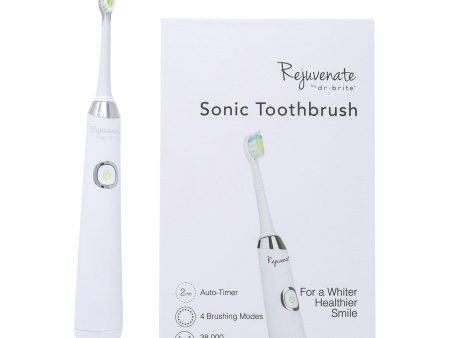 Rejuvenate by Dr. Brite Sonic Toothbrush, White For Discount