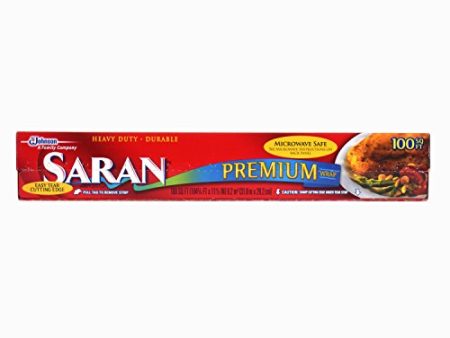 Saran Premium Wrap, 100 inches - 12 Pack. Discount