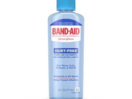 Johnson and Johnson Band-Aid Hurt Free Antiseptic Wash - 6 Oz For Cheap