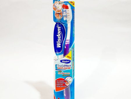 WISDOM  FRESH EFFECT DEEP CLEAN MEDIUM TOOTHBRUSH Supply