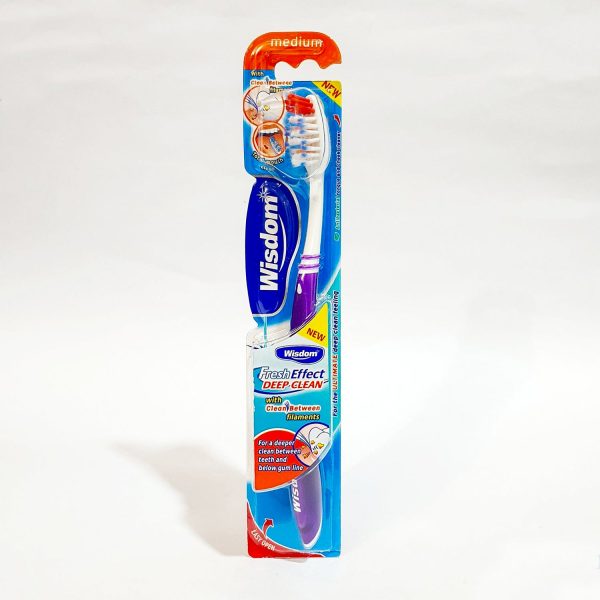 WISDOM  FRESH EFFECT DEEP CLEAN MEDIUM TOOTHBRUSH Supply