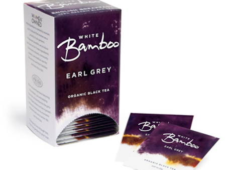 White Bamboo Tea Organic Earl Grey 25 Pc. Cheap