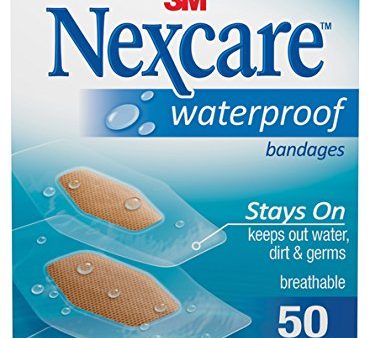 Nexcare Waterproof Clear Bandage Assorted Sizes - 50 ea For Discount