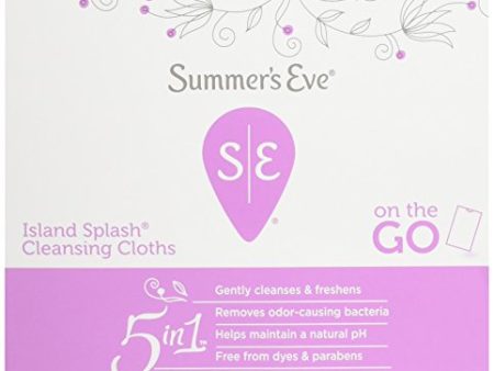 Summers Eve Cleansing Cloth for Sensitive Skin, Island Splash - 16 ea. Fashion