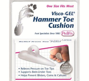 Pedifix Visco-Gel Hammer Toe Cushion, Medium Left - 1 ea Fashion