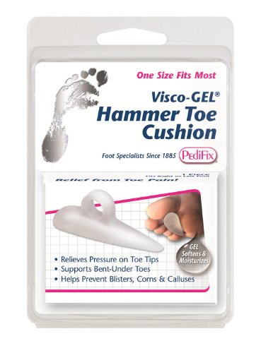 Pedifix Visco-Gel Hammer Toe Cushion, Medium Left - 1 ea Fashion