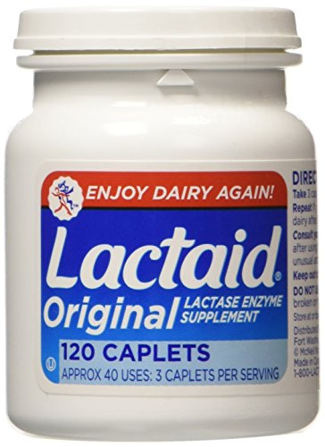 Lactaid  Original Strength Lactase Enzyme Supplement, Caplets - 120 ea Online now