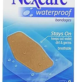 Nexcare Waterproof Clear Bandage For Elbow And Knee - 8 ea. Online now