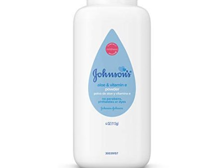 Johnsons Baby Powder with Aloe and Vitamin E Pure Cornstarch - 4 OZ For Discount