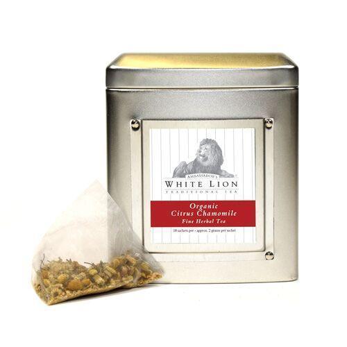 White Lion Organic Citrus Chamomile Tea Hot on Sale