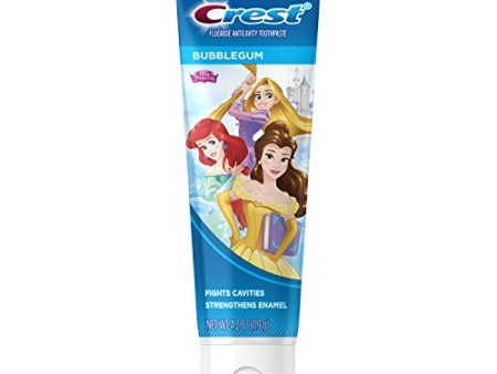 Oral-B Stages Kids Toothpaste, Disney Princess Pink Bubble Gum, 4.2 Oz Supply