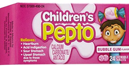 Pepto-Bismol Children Chewable Tablets, Bubble Gum Flavor - 24 Each. Online Hot Sale