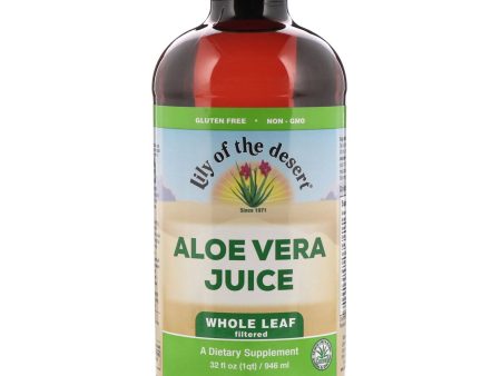 Lily of the Desert Aloe Vera Juice Whole Leaf Supply